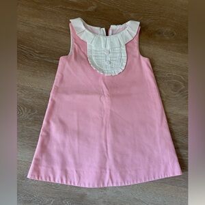 Jacadi Pink Dress with White Accents
